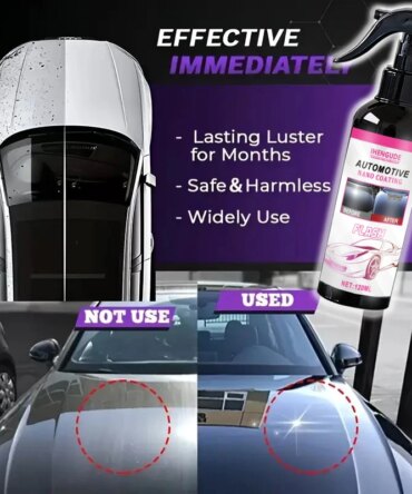 1 Piece 120ml Car Coating Agent Crystal Coating Wax - Anti-Fouling and Dust-Proof, Smooth and Bright, Polyester Protection Can Be Used for Car Paint and Glass Surfaces