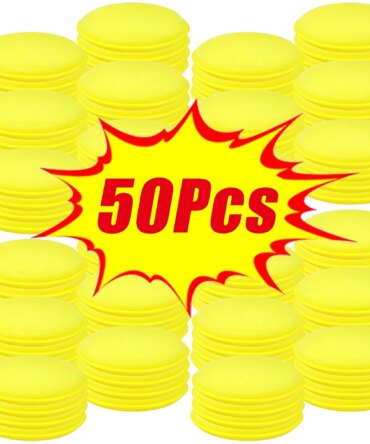 Car Waxing Foam Polish Sponges Applicator Detail Washing Pads Wax Soft Sponge Cleaning Accessories Dust Remove Car Cleaning Tool