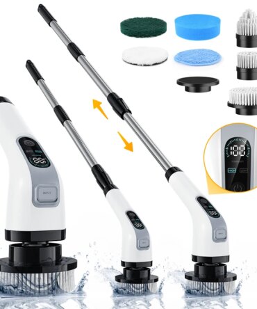 Cordless Electric Cleaning Brush 7-in-1 Bathroom Window Electric Spin Cleaner Kitchen Toilet  Automotive Household Rotate Clean