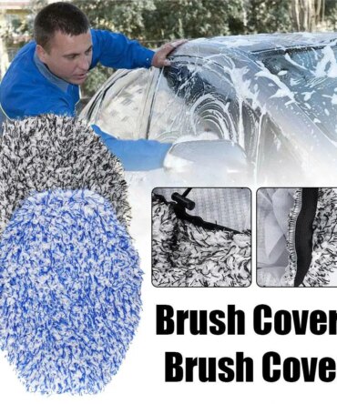 Long-handle Water Brush Replacement Cloth Cover Car Wash Brush Plush Chenille Mop Household Mop Cloth Cover Car Cleaning
