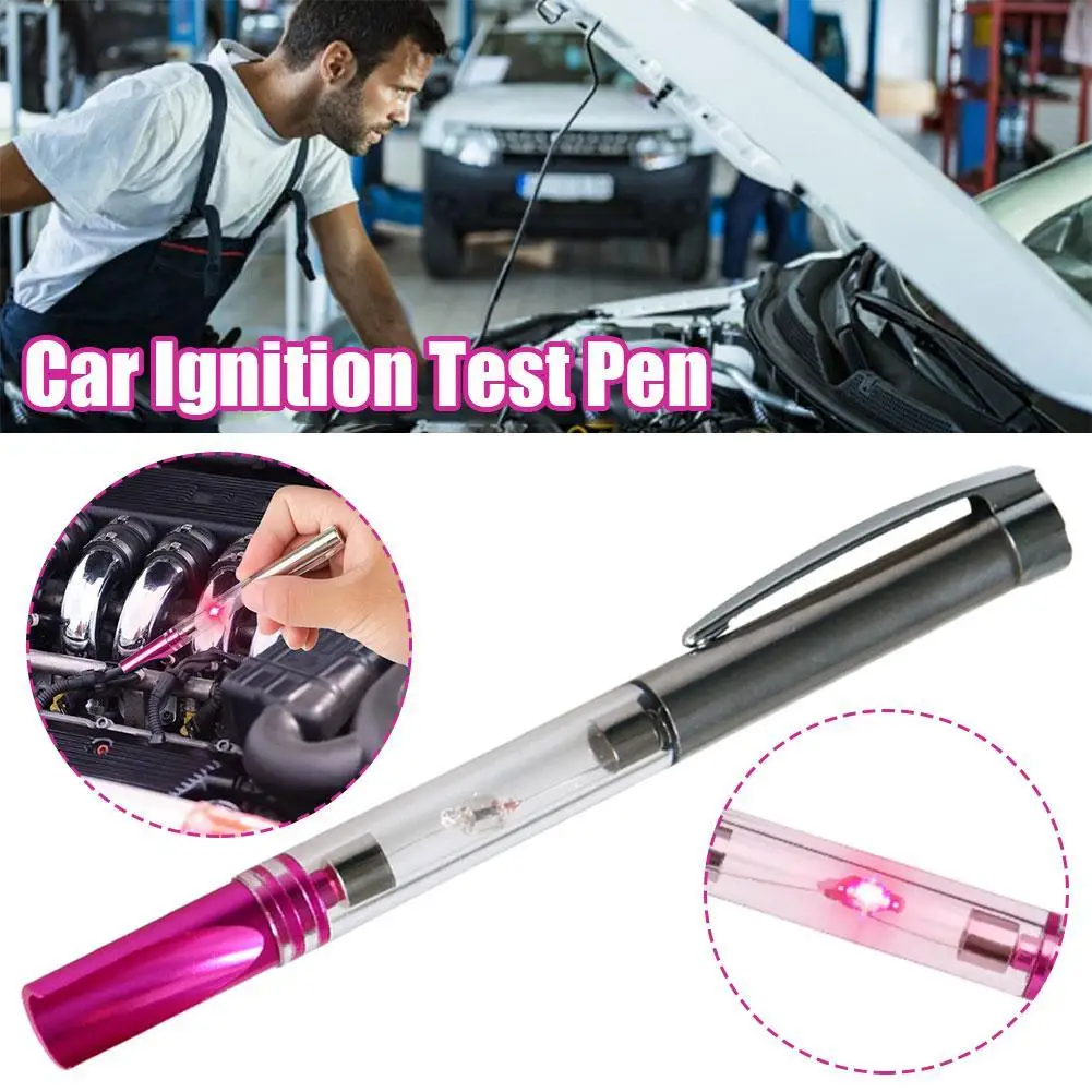 Car Spark Plug Tester Ignition System Coil Engine Inline Tester Autos In-Line Wire Test Igniton Spark Diagn Portable Hand Tools