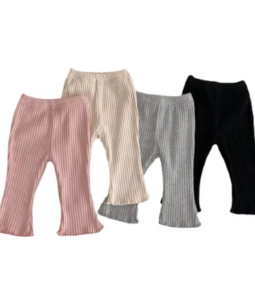 Baby Trousers Summer Slim Pants Newborn Boy Stretch Trousers Toddler Boys Girl Clothes Solid Color Infant Clothing for Kids