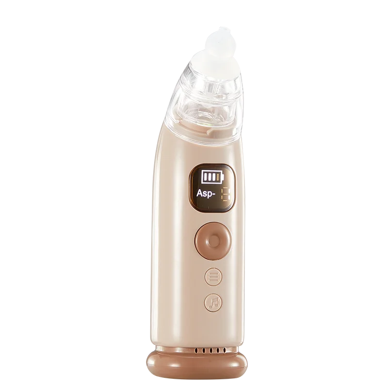 Electric Baby Nose Vacuum Cleaner Adjustable Infant Nasal Aspirator Rechargeable with 3 Silicone Nozzles for Newborns Toddlers - Image 4