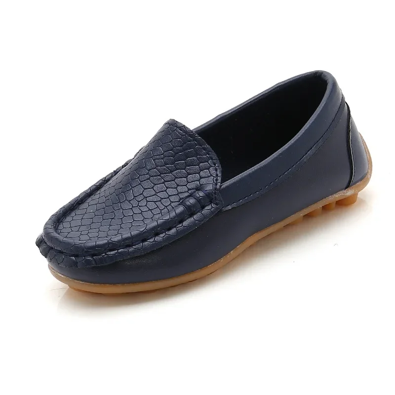 Fashion Flats For Children Casual Comfortable PU Leather Slip On Shoes Boys Girls Kids Candy 10 Colors Moccasin Loafers All Size - Image 3
