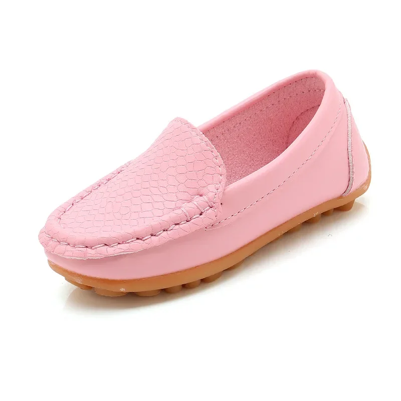 Fashion Flats For Children Casual Comfortable PU Leather Slip On Shoes Boys Girls Kids Candy 10 Colors Moccasin Loafers All Size - Image 5