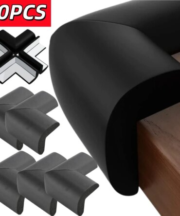 10Pcs/Lot Baby Safety Corner Protector Soft NBR Foam Baby Proofing Edge and Corner Guards Child Safety Corner Bumpers with Tapes