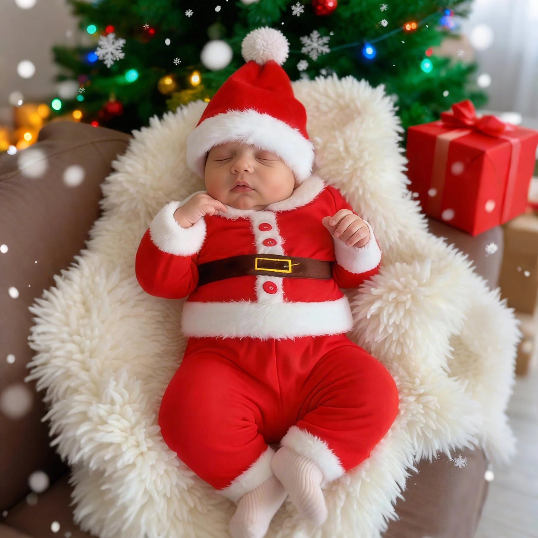 Ylsteed Newborn Christmas Outfit For Photo Shooting Studio Photoshoot Props Baby Photography Clothes
