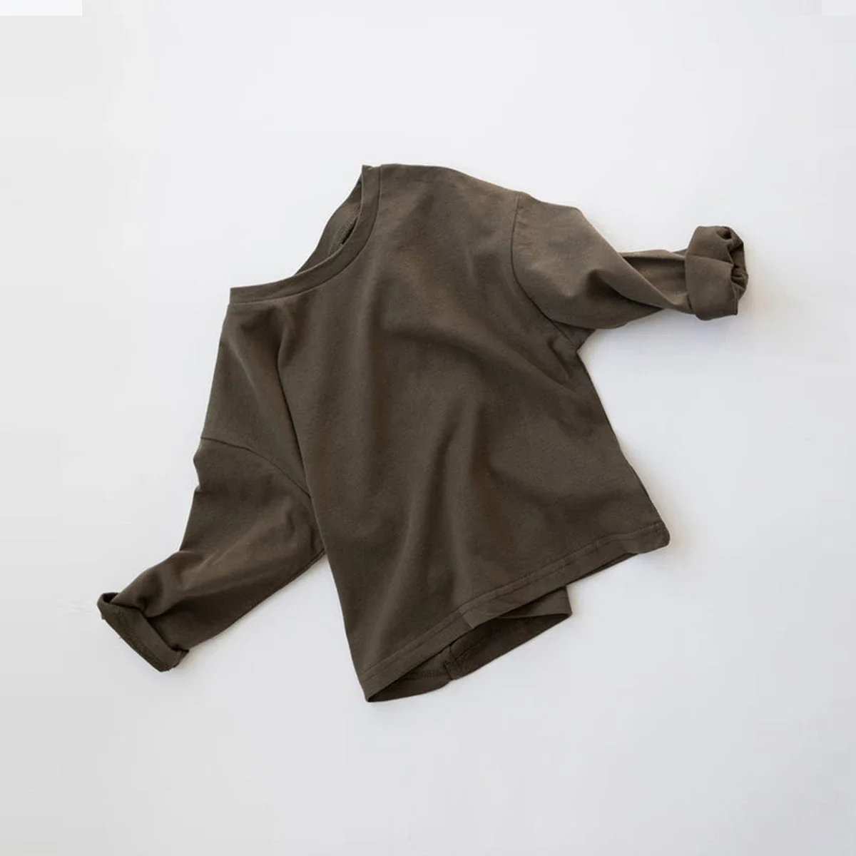 NEW 2024 100% Cotton Newborn Baby Boys Basic Long Sleeved T-shirt Baby Clothes Girls Solid Color Soft Top - Image 3