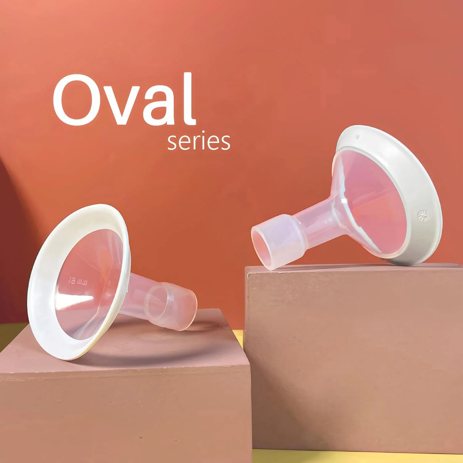 BPA Free Silicone Pad Flange Compatible with Medela Breast Pump Parts, Replace Flanges Accessories for Spectra Pump Parts