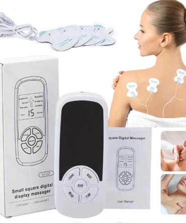 Multi-functional Pulse Electric Muscle Stimulator Back Body Massage Tens Acupuncture Meridian Physiotherapy Digital Massage Tool