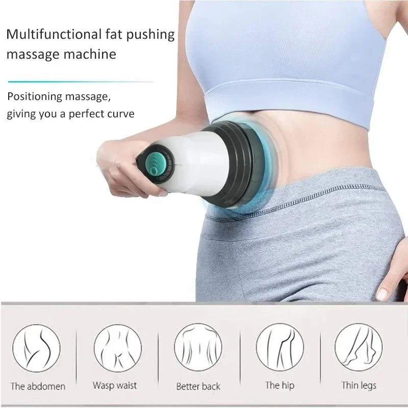 Electric Body Slimming Massager Handheld Infrared Massage Anti Cellulite Massager for Arm Leg Hip Belly Fat Remover Massager