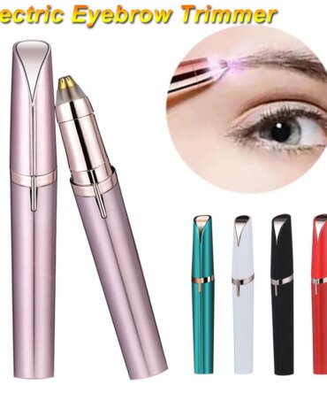 Womens Electric Eyebrow Trimmer Eye Brow Shaper Pencil Face Hair Remover For Women Automatic Eyebrow Shavers Pocketknife