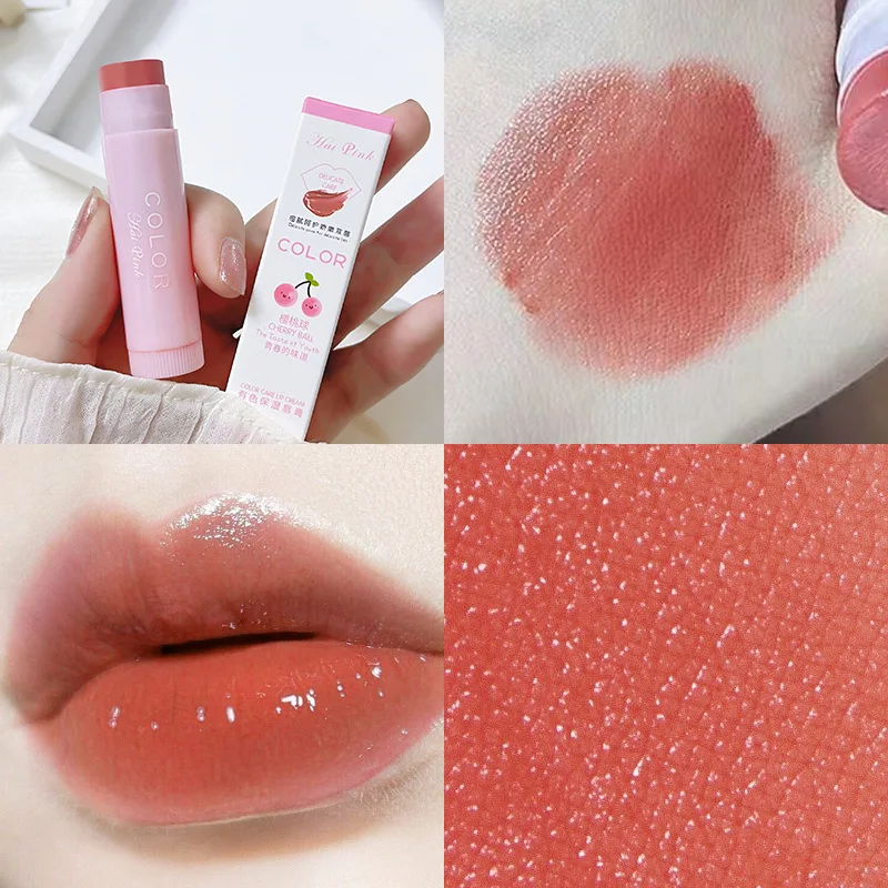 Colored moisturizing lip balm lipstick moisturizing, moisturizing, diluting lip lines, anti-drying lip balm - Image 3