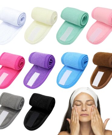 Eyelash Extension Headband Makeup Eyelash Extension Supplies Lashes Accessories Face Washing Bath SPA Facial Adjustable Headband