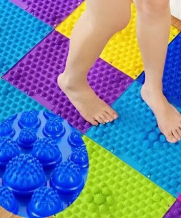 Reflexology Foot Massage Pad Cushion Pillow Yoga Spike Mat Anti-stress Blood Circulation Plate Mat Massager Toe Pressure Plate