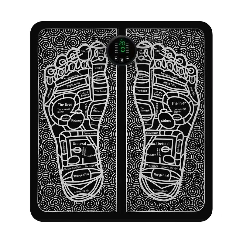Foot Massager Pad Electric USB Rechargeable Foot Massage Mat with 12 Modes 19 Intensity Foot Care and Relaxing