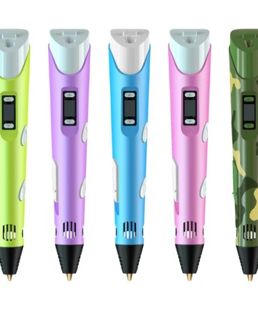 Electronic 3D Printing Pen With LED Display 10M PLA Filament Children USB Drawing Tool Drawing Toy DIY Christmas Birthday Gift