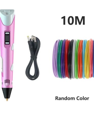 3D Printing Pen DIY Three-dimensional Painting Children Toys Fun Camouflage With LCD Screen Compatible PLA Filament Toys Gift