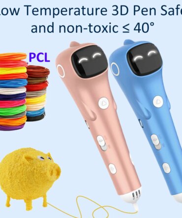 3D Printing Pen Pcl Filament Low Temperature Anti-Scald Printing Pens Usb Charging Diy Drawing Toys for Girls Boys Gift