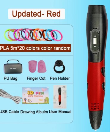 3D Pen 3D Pens,1.75mm ABS/PLA Filament, 3D Model, 3D Magic Pen,,Best Gift For Kids creative, Christmas Present New Year Gift