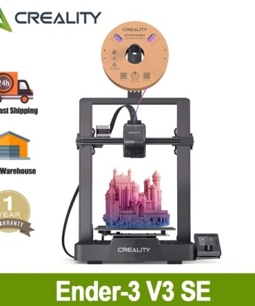 CREALITY Ender-3 V3 SE 3D Printer Sprite Direct Extrusion IU Display Auto Leveling Dual Z-axis 3D Printer Creality Ender-3 V3 SE