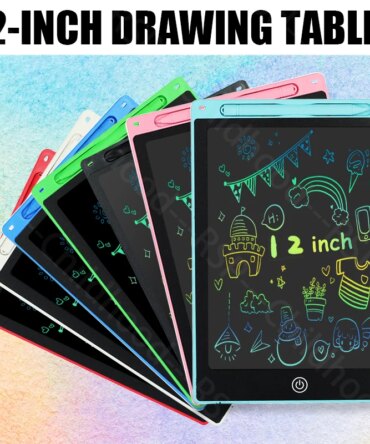 12 inch Tablets Electronic Handwriting Pad Writing Board Drawing Tablet LCD Screen Writing Tablet Digital Graphic Toys for child