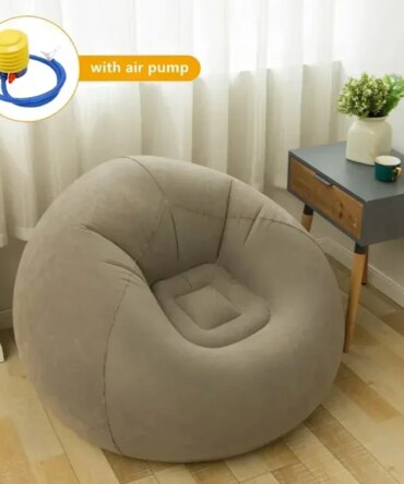 Large Lazy Inflatable Sofa Chairs PVC Lounger Seat Bean Bag Sofas Pouf Puff Couch Tatami Living Room Supply Outdoor Camping