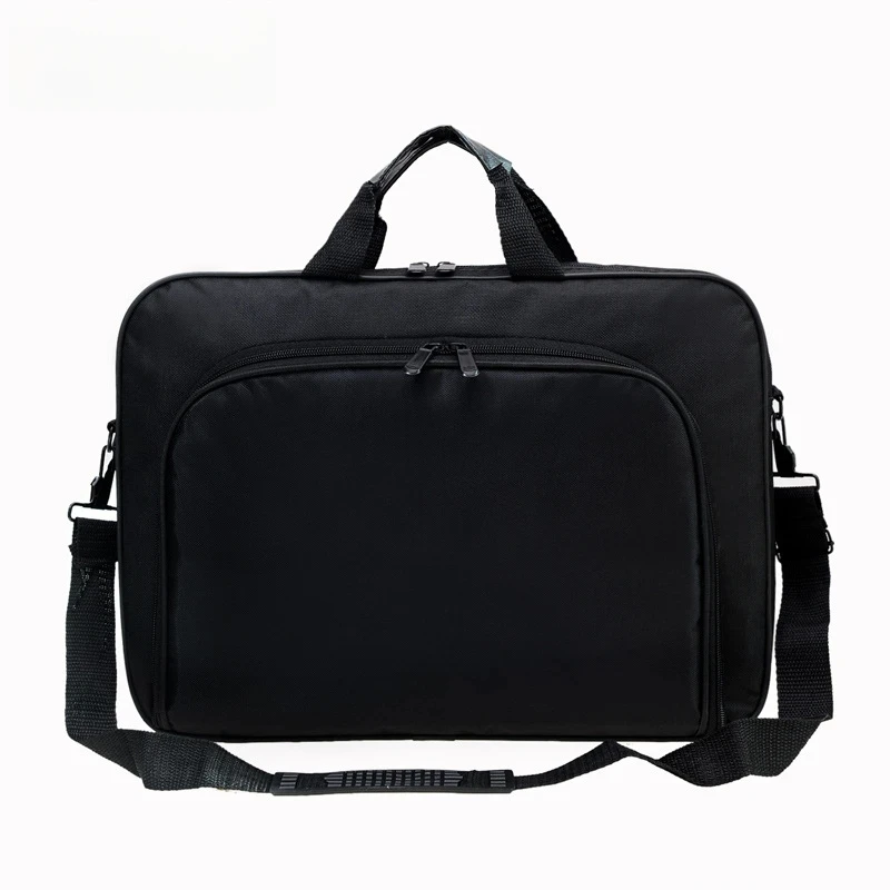 15.6 Inch 17 In Laptop Bag Business Portable Nylon Computer Handbags Laptop Shoulder Handbag Zipper Shoulder Simple Style