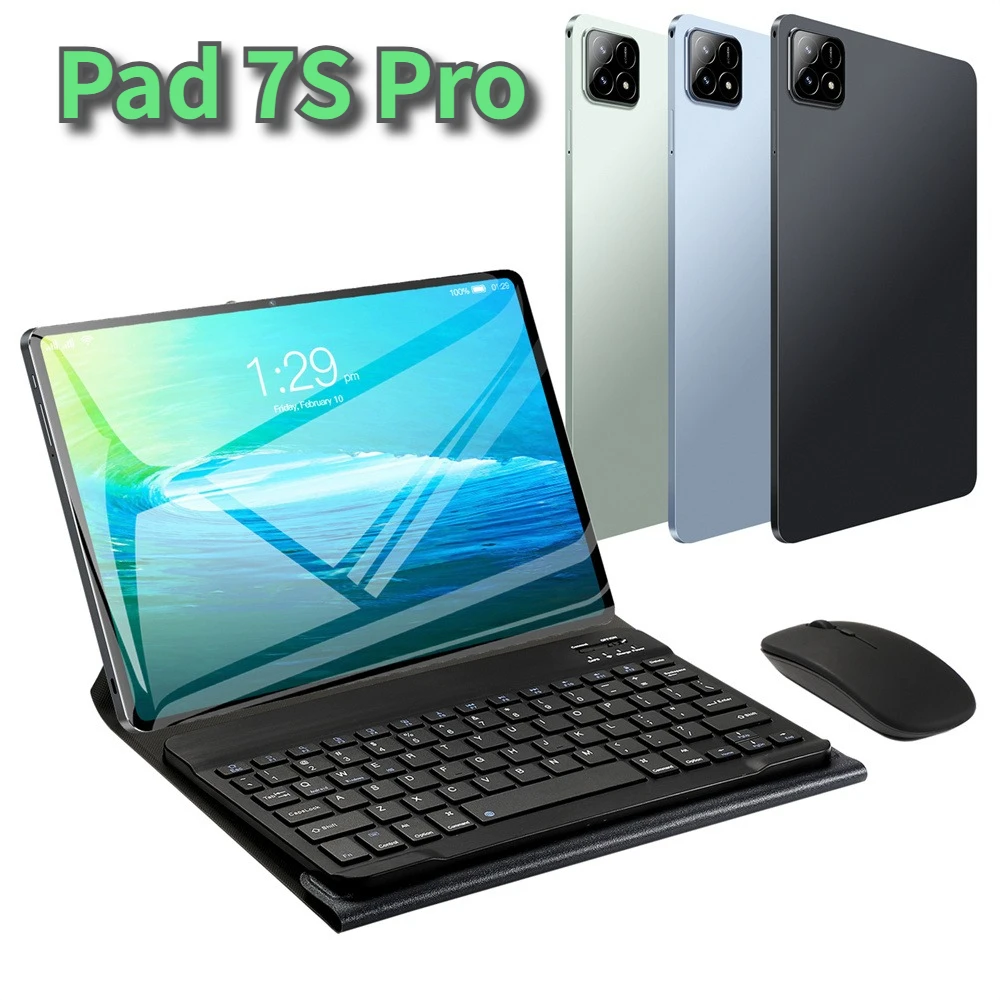 Pad 7S Pro Global Version Tablets Android Tablet PC 4GB+32GB Original 5G Dual SIM Children Kids Tab Tablet With keyboard 2025