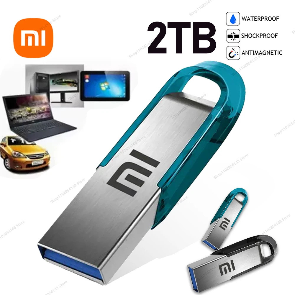 Xiaomi 2TB USB 3.0 Flash Drives High Speed Metal Pendrive 1TB 512GB 256GB Pen Drives USB Memory Stick For Car Phone Computer PS5