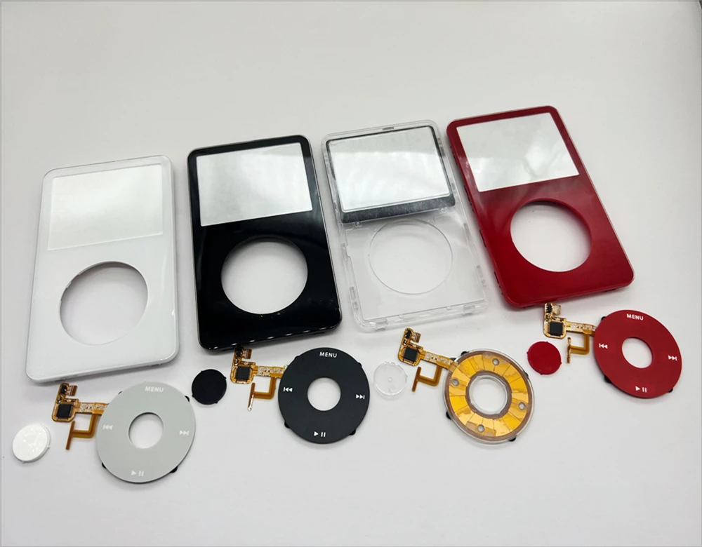 front faceplate housing case cover clickwheel center button various combinations for iPod 5th gen video 30gb 60gb 80gb