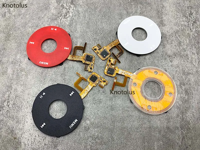 black white red transparent color click wheel for iPod 5th gen video 30gb 60gb 80gb