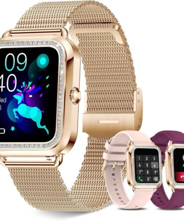 Women's Fashion Wearable Smartwatch (answer/dial), For Android And IPhone, Fitness Watch, AI Voice Function