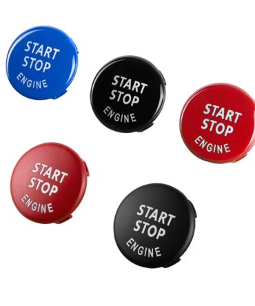 Car Engine START Button Replace Cover STOP Switch Accessories Key Decor For BMW X1 X5 E70 X6 E71 Z4 E89 3 5 Series E90 E91 E60