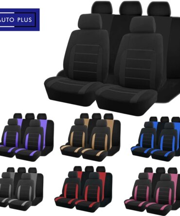 AUTO PLUS  Car Seat Covers Universal Size Fit For Most Car Suv Truck Van Car Accessories Interior Seat Covers For Car Full Set