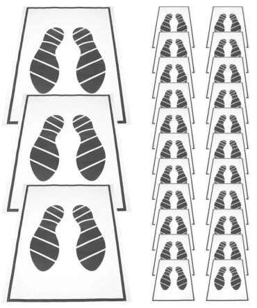 25/50/100Pcs Disposable Car Foot Mats Portable Paper Vehicle Folding Floor Mats Car Foot Pad Paper Anti-Dirty Car Accessories