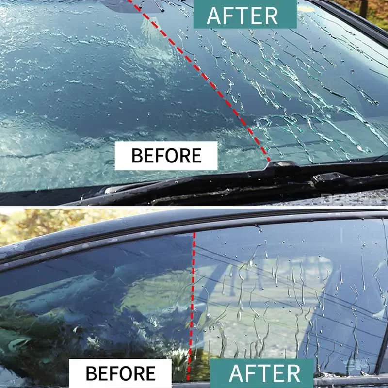 Car Glass Anti Fog Water Repellent Spray Kit Aivc Windshield Anti-rain Hydrophobic Coating Winter Defogging Waterproof Cleaner - Image 5