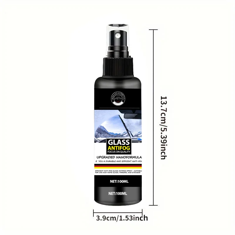 Waterproof Cleaning 100ml Car Window Cleaner Eco-friendly Anti-fog Auto Windshield Hydrophobic Coating Spray - Image 6