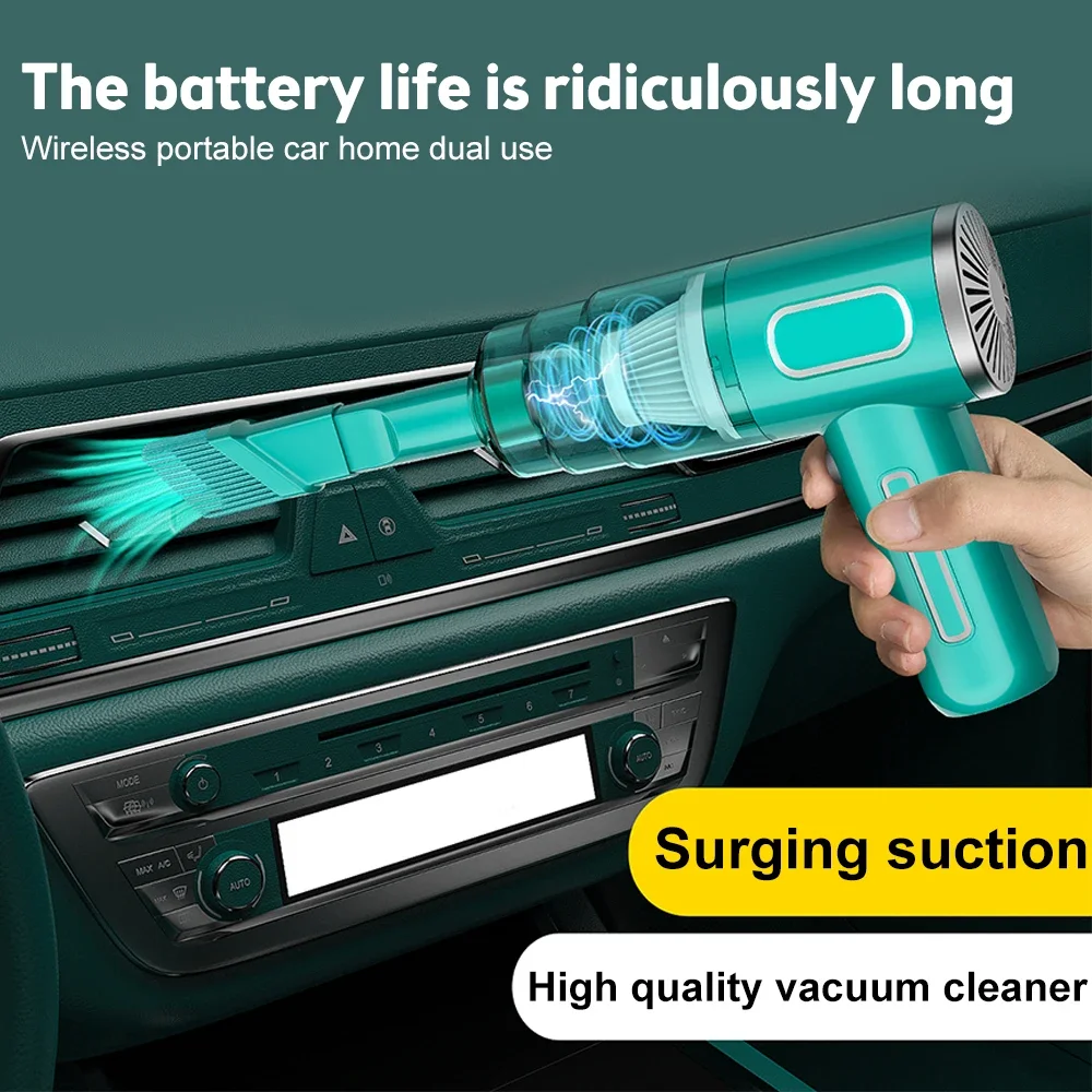12000Pa Car Wireless Vacuum Cleaner 120W Blowable Cordless Home Appliance Vacuum Home & Car Dual Use Mini Vacuum Cleaner - Image 6