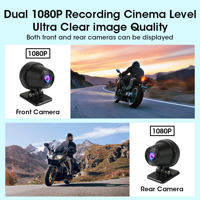 Portable 6.25 inch Motorcycle GPS Navigation Wireless Carplay Android Auto DVR Drive Recorder Moto Monitor WIFI IPX7 Waterproof - Image 5