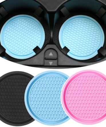 Car Non-slip Water Cup Pad Rhinestone Decoration Auto Interior For Useful Things For Cars Car Duck Ornaments Interior