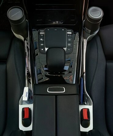 2-Pack Car Seat Gap Cup Holder – Multifunctional Organizer Box for Front & Rear, Interior Storage