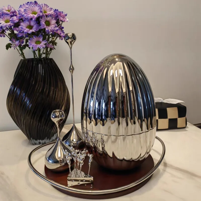 Silver Candle Holder, Metal Candlestick Romantic Art Table Decoration For Home Dining , Wedding Photography Props - Image 5