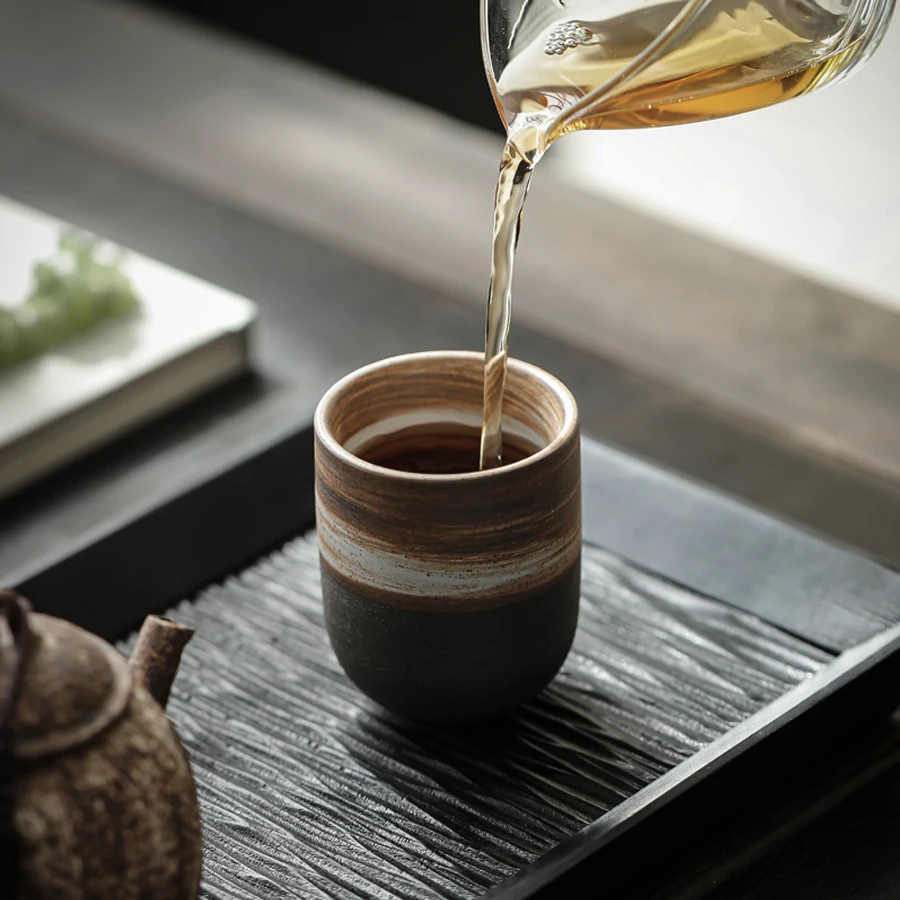 New Vintage Ceramics Cups Japanese Stoneware Porcelain 130ml Tea Mug Healthy Lifestyle Kung Fu Tea Sake Coffee Cups Drinkware - Image 4