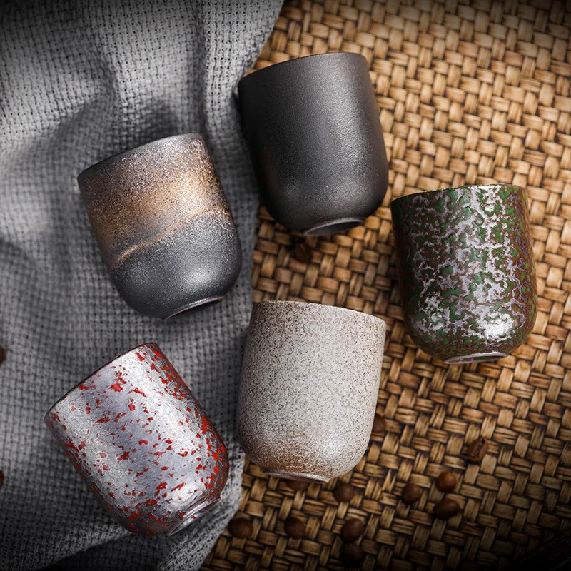 New Vintage Ceramics Cups Japanese Stoneware Porcelain 130ml Tea Mug Healthy Lifestyle Kung Fu Tea Sake Coffee Cups Drinkware - Image 6