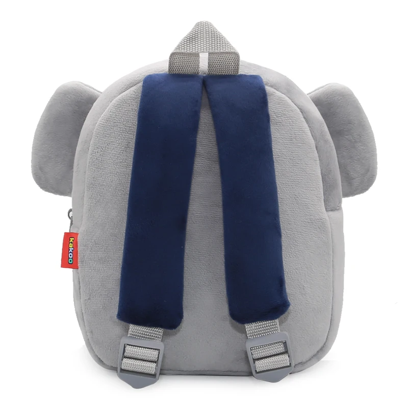 Boys Girls Backpack Cute Animal Elephant Children Plush Backpack Kindergarten School Bag - Image 5