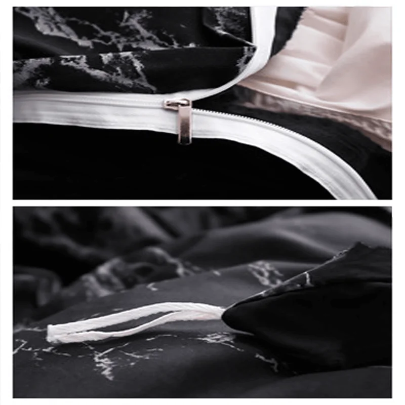 3pcs Duvet Cover Set with Pillow Case Double Comforter Bedding Set Quilt Cover Queen/King Couple or Single Bed - Image 6