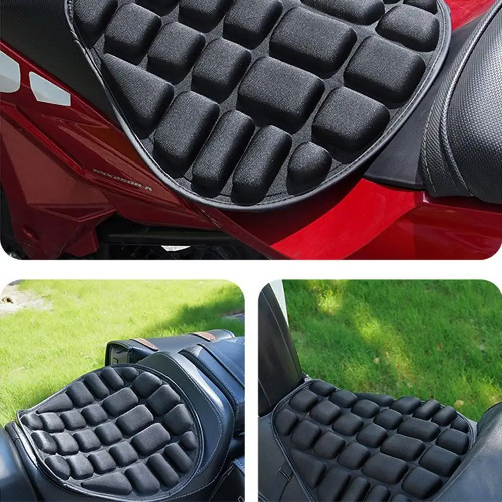 Universal Motorcycle Seat Cushion Fabric Seat Cover Saddles Breathable Comfort Pressure Relief Protector Motorbike Pads - Image 5
