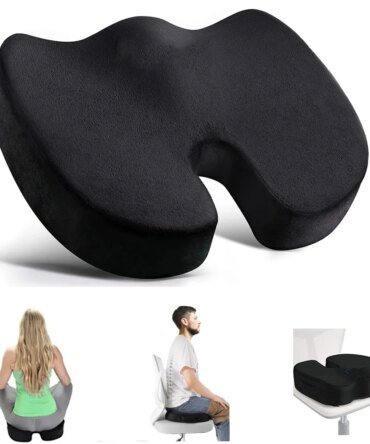 Travel Seat Cushion Memory Foam U-Shaped Pillow for Chair Cushion Pad Car Office Hip Support Massage Orthopedic Pillow