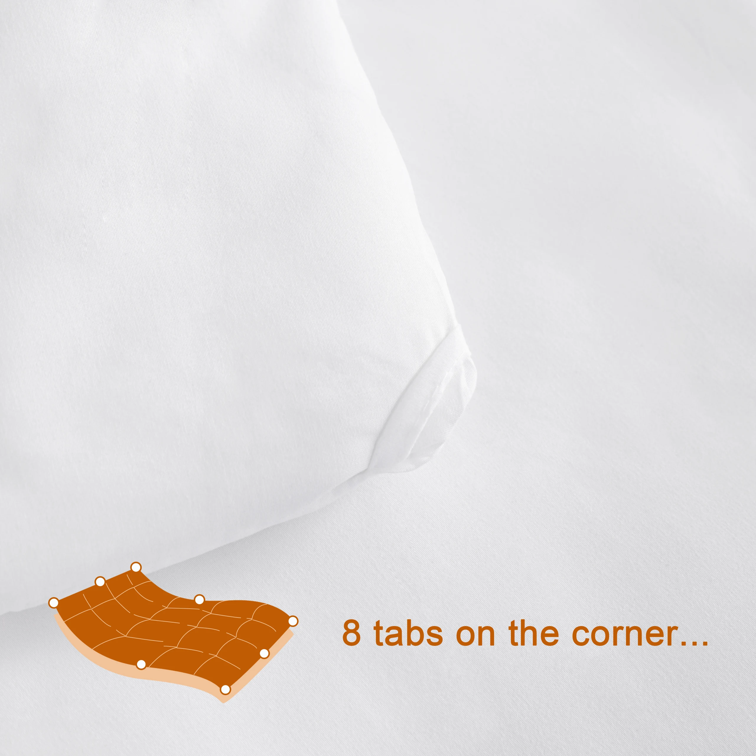 Ntbay Twin Down Alternative Comforter Duvet Insert, All Season Bedding Quilted Comforter, 68x90 inches, White - Image 2